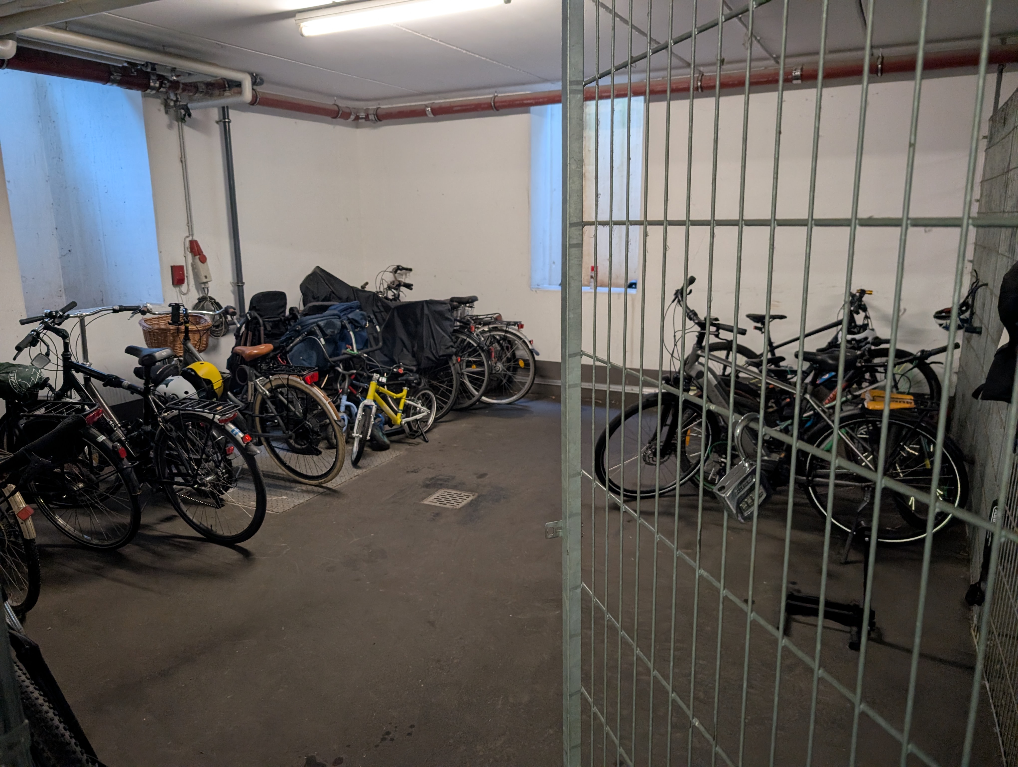 The bike room