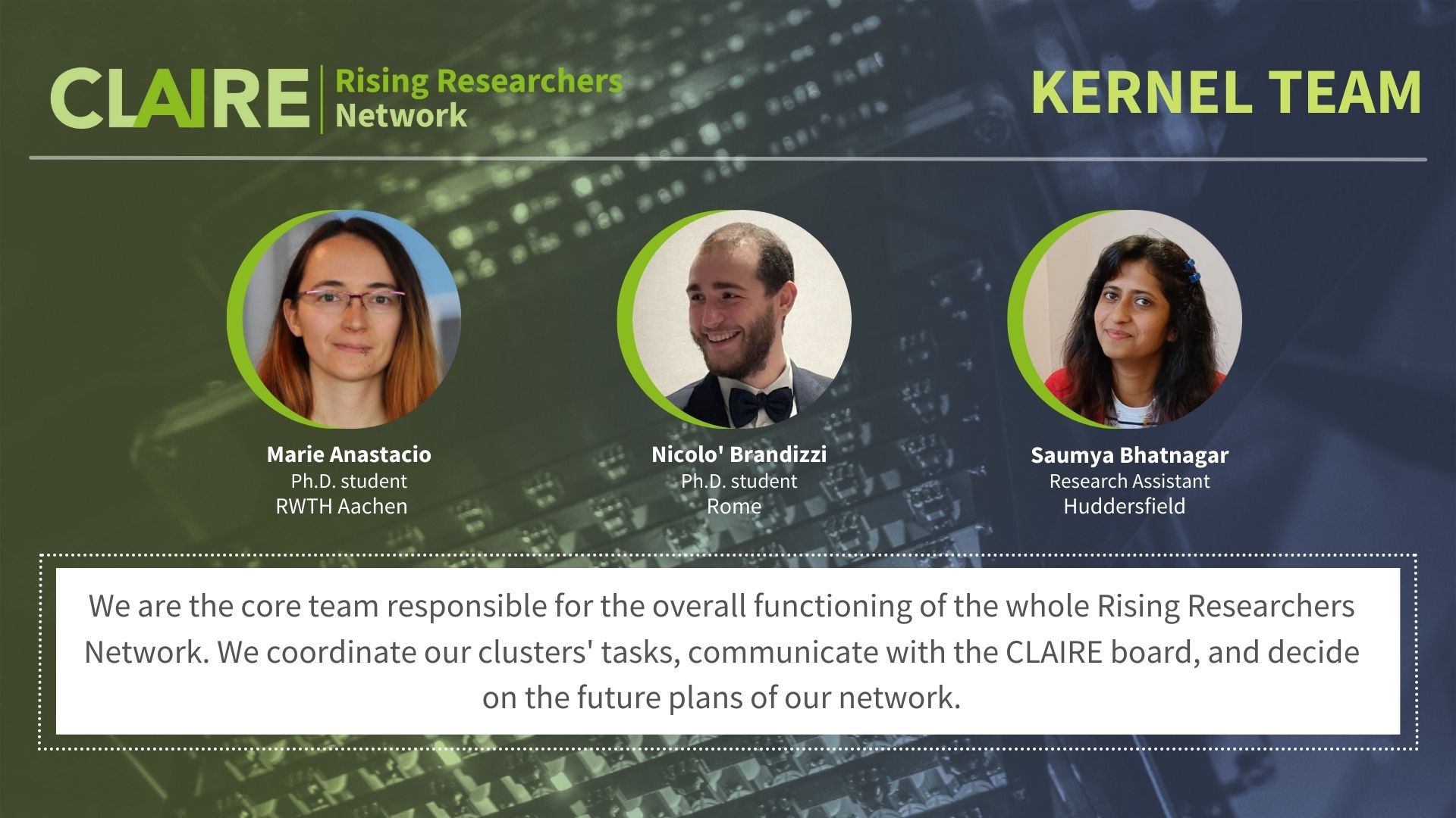 CAIRNE | R2Net Kernel Member